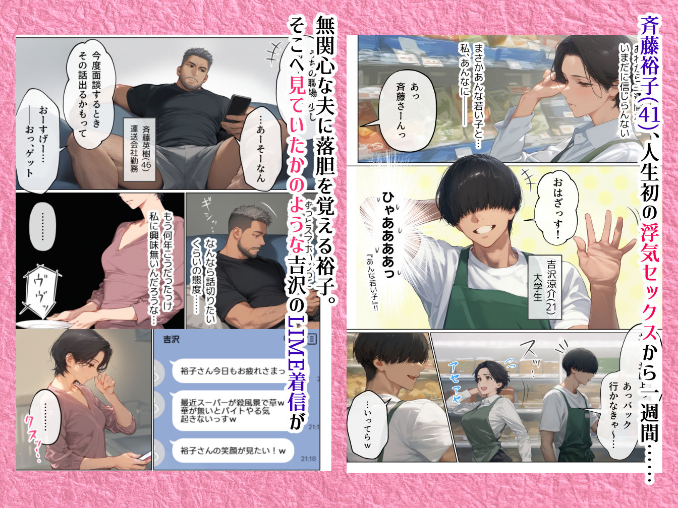 バ先のパート主婦（41）とセフレになったので週三で濃厚変態セックスを仕込んだら乳首ピアスと肛門で発情するド変態主婦になった話 1枚目