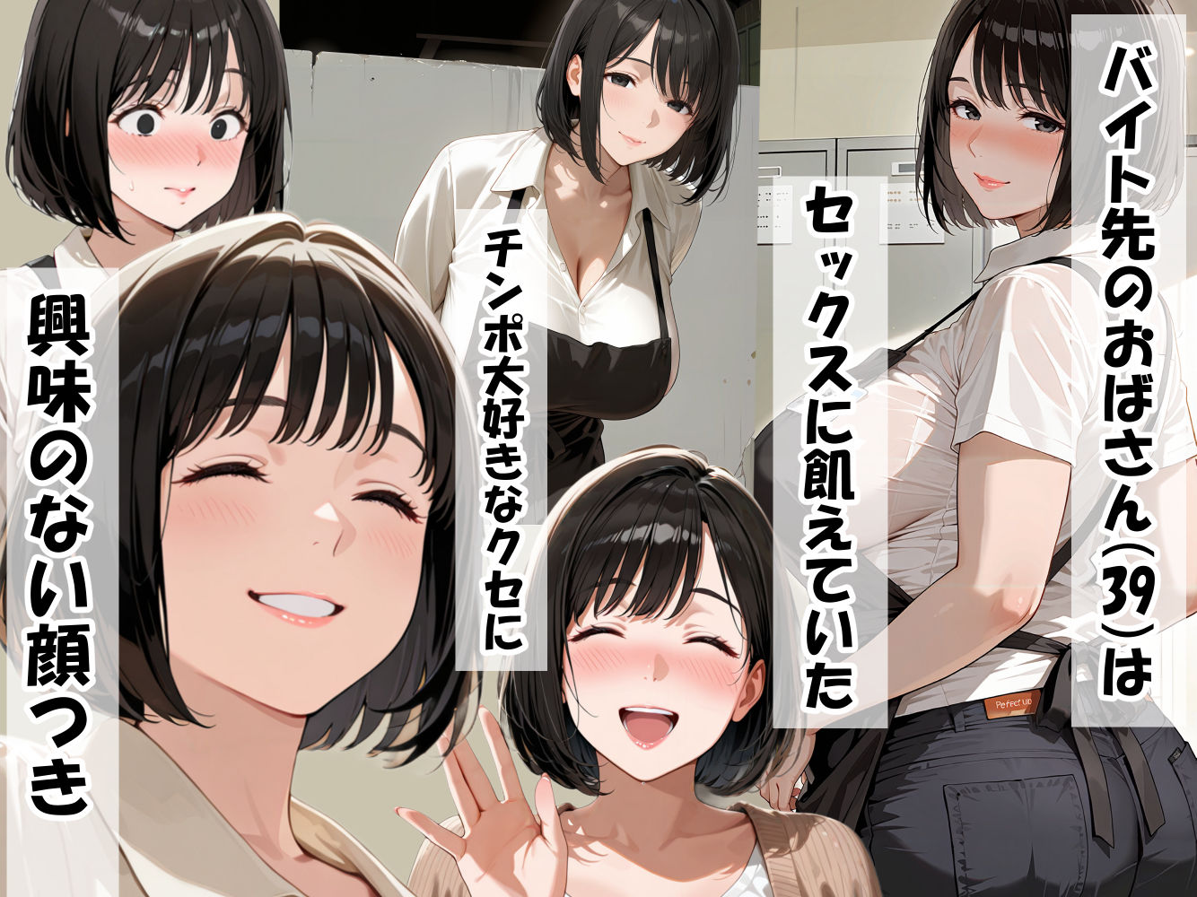バイト先の人妻（39歳）をお持ち帰りして、 久しぶりのチンポに、本能ムキ出しで中出し懇願してきた（笑） 1枚目