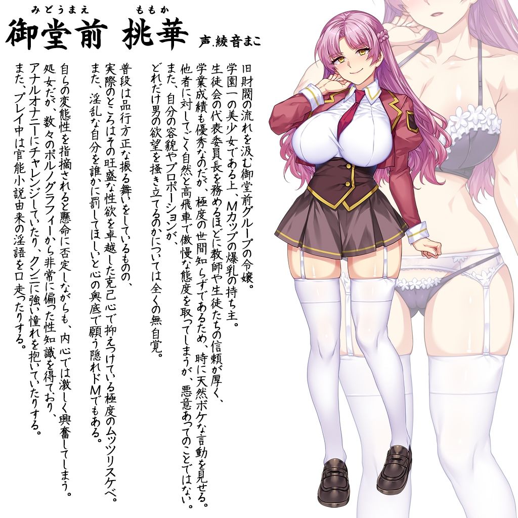 MカップむっつりドMお嬢様御堂前桃華のラブラブ変態調教アルバム 9枚目