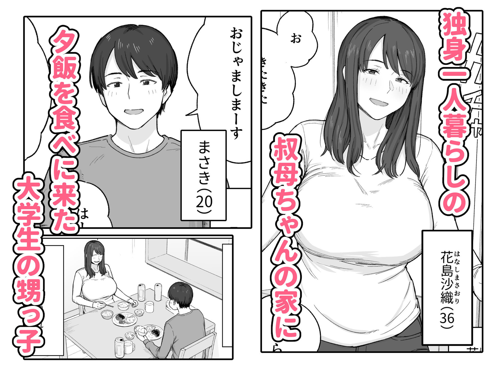 夕飯のあとは叔母ちゃんと… 1枚目