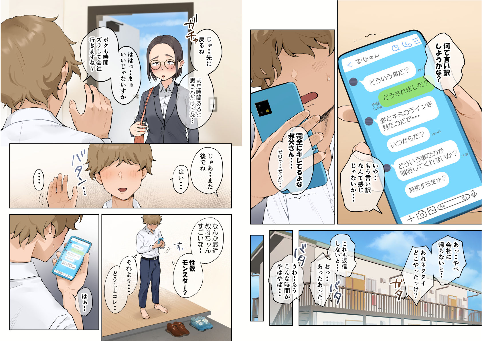 熟女の叔母さんにカワイイを連呼しちゃうヤバい甥っ子の話2.5 4枚目