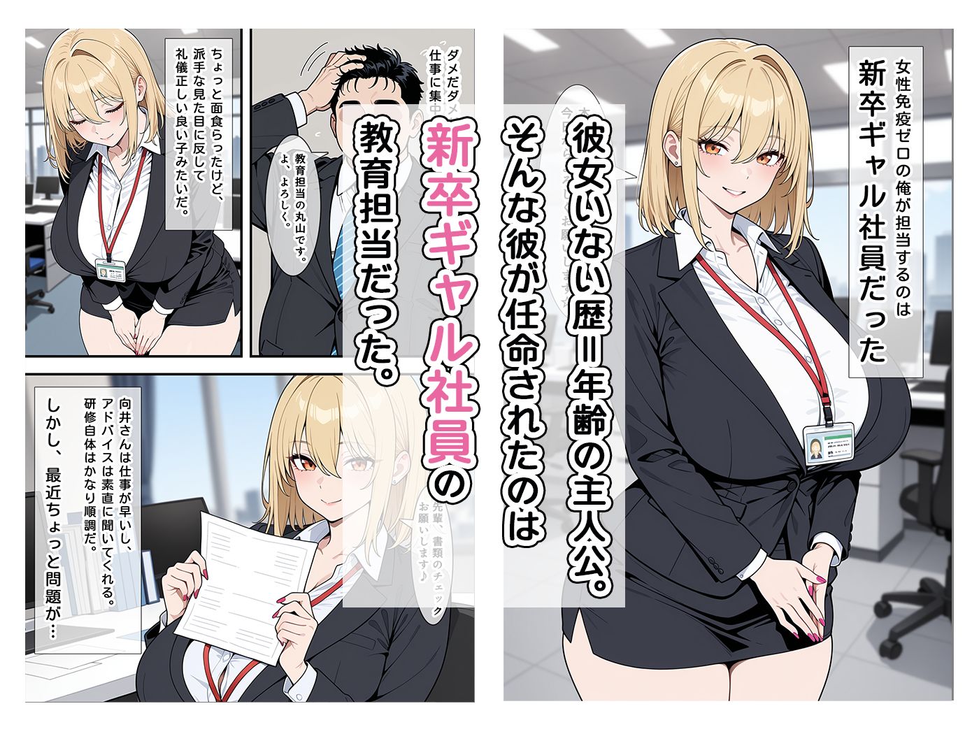 あざとい系新卒ギャルにガチ恋されてしまった話 1枚目