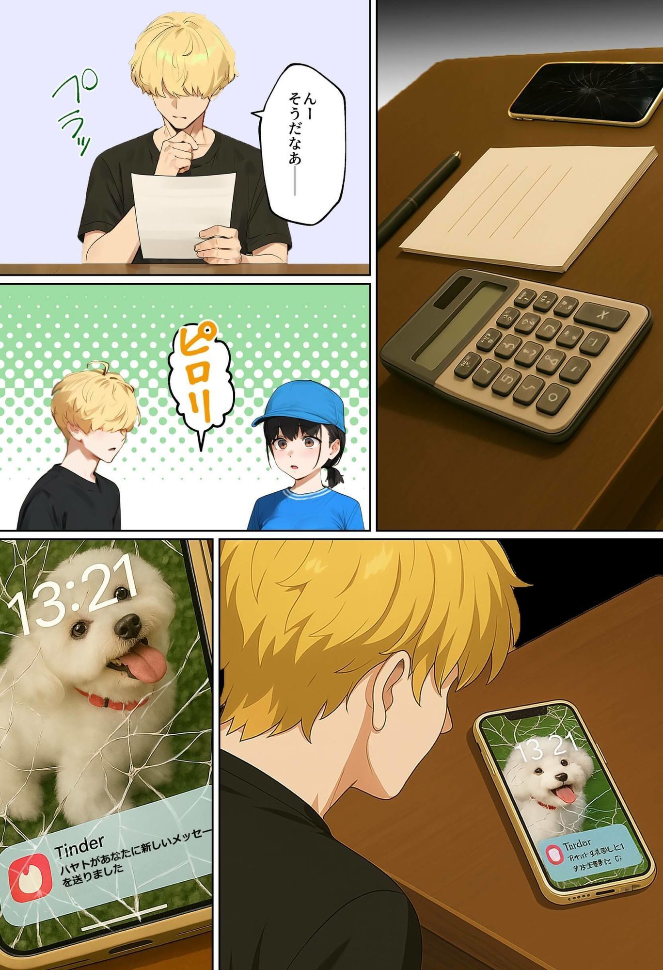 【実話】引っ越し見積もり中、新人ちゃん（22）のバキバキスマホにマチアプ通知！ヤリモク男子から「俺が」守らなきゃwww 6枚目