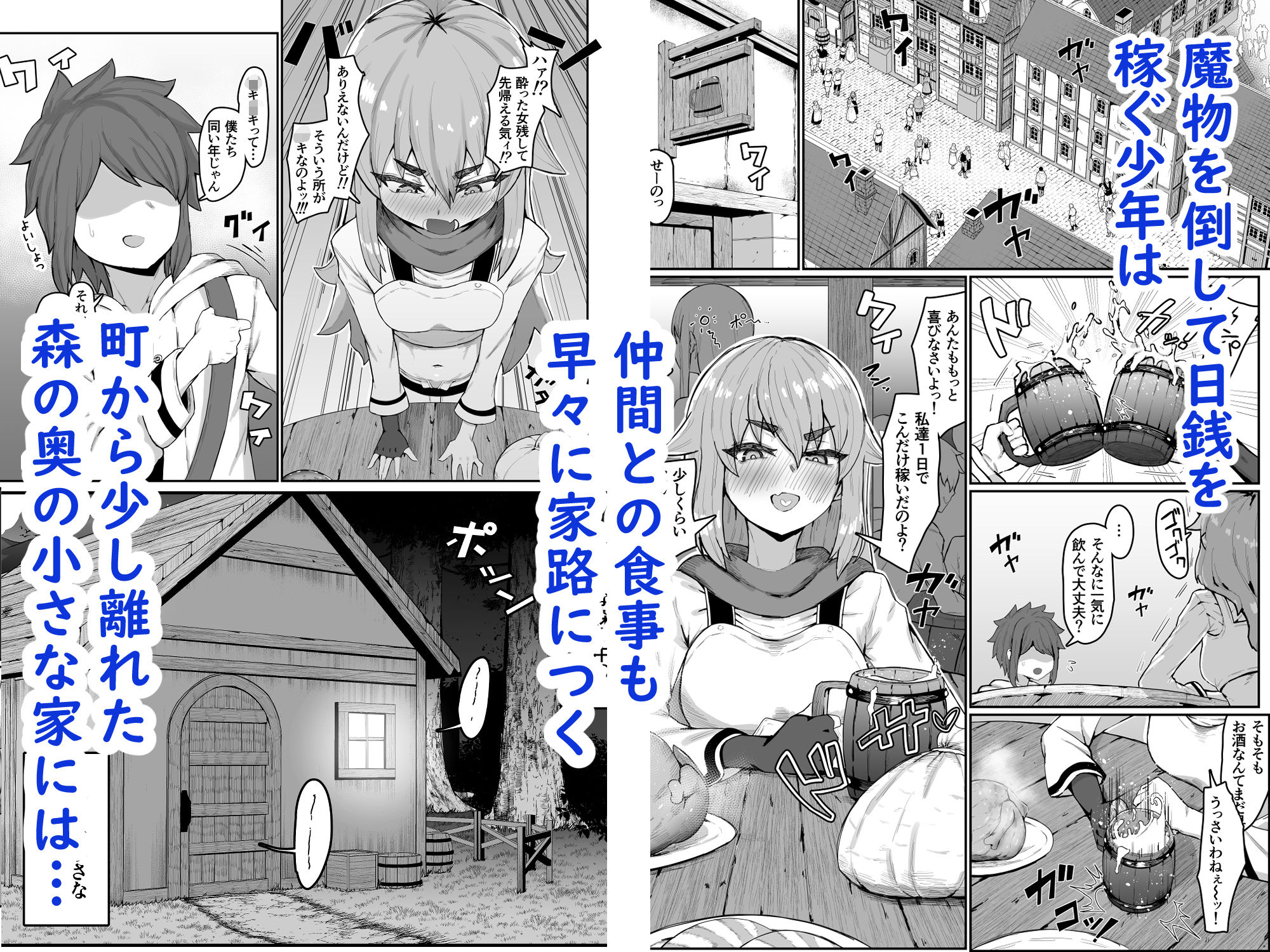エルフの母と孕むまで 1枚目