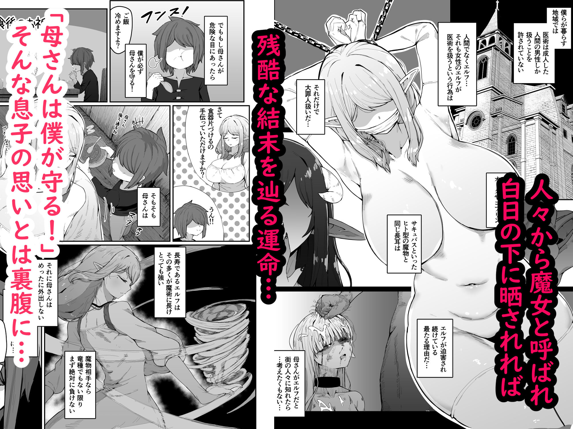 エルフの母と孕むまで 3枚目