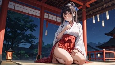 【d_714786】清楚な巫女スズと過ごす、罰当たりで濃厚な正月デート